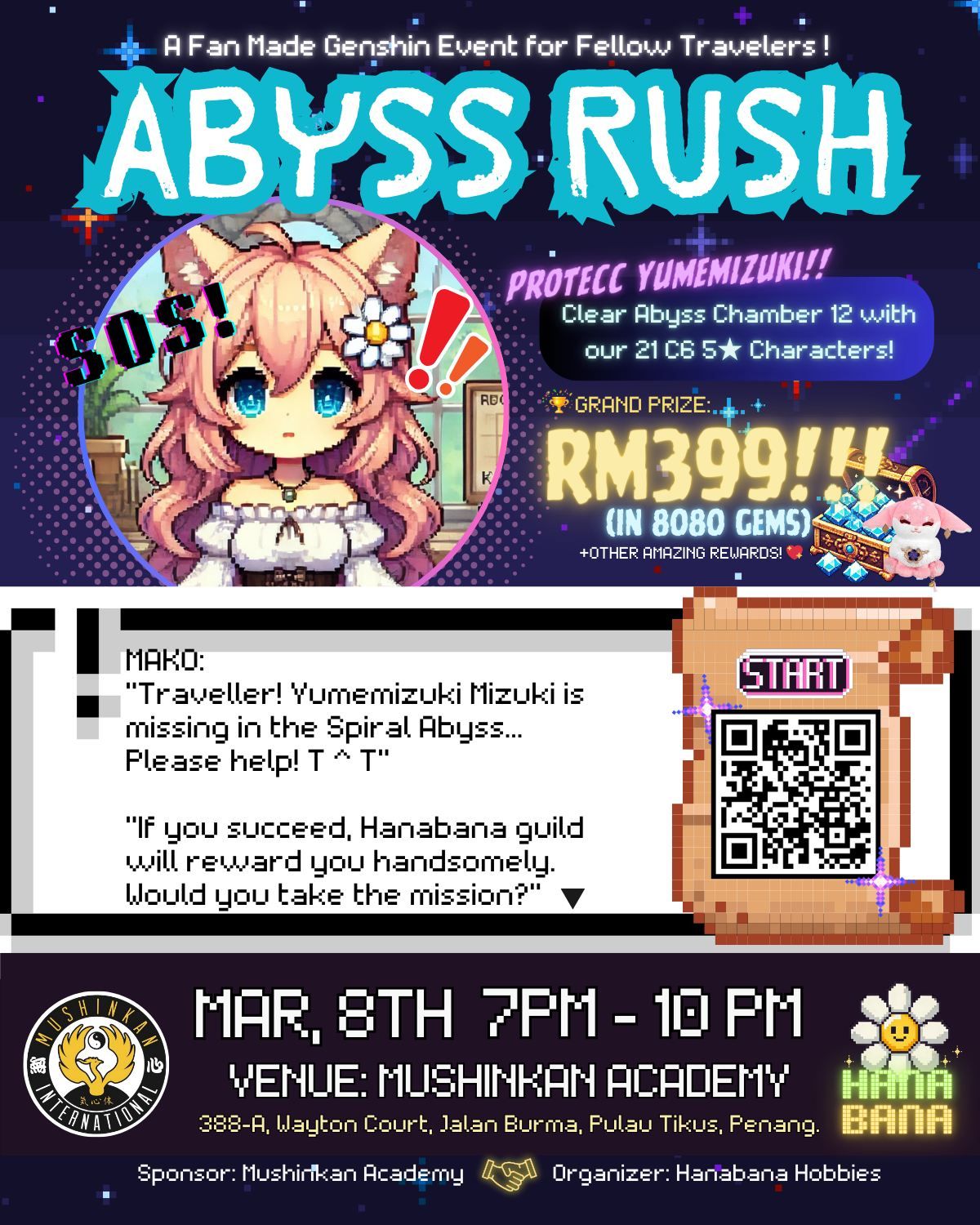 Abyss Rush Challenge: PROTECC YumeMizuki Mizuki!