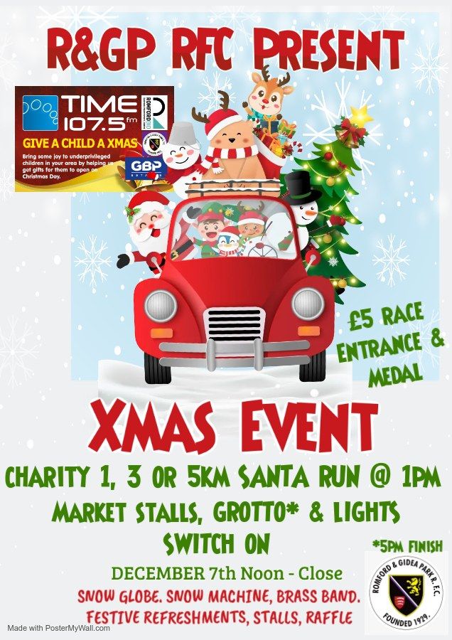 Romford & Gidea Park RFC's Charity Christmas Event