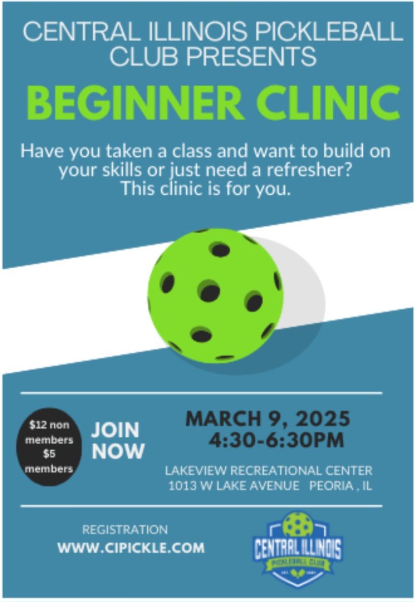 Central Illinois Pickleball Club Beginner Clinic