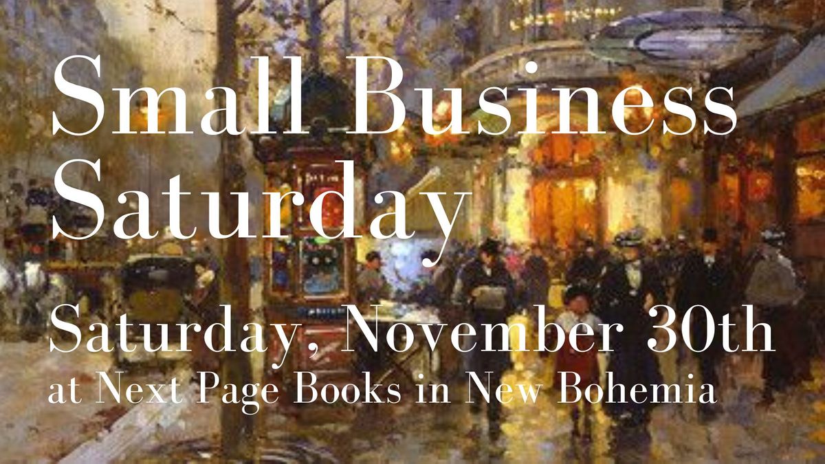 Small Business Saturday at Next Page Books