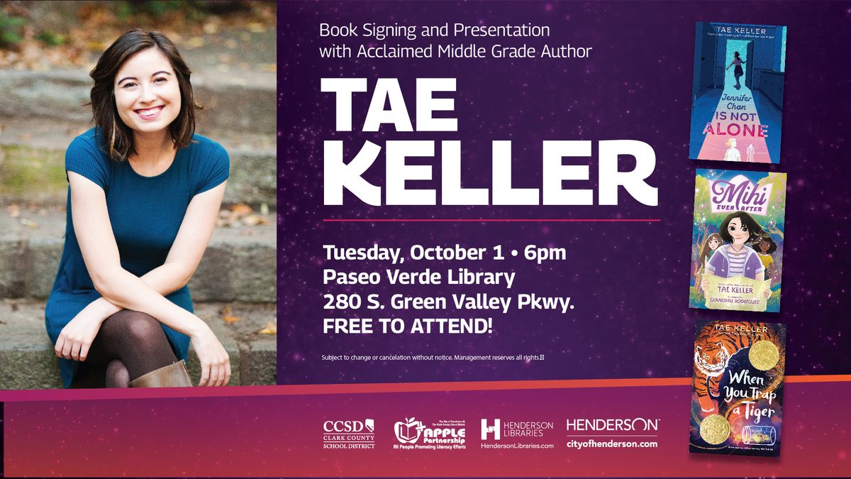 Meet & Greet with Author Tae Keller