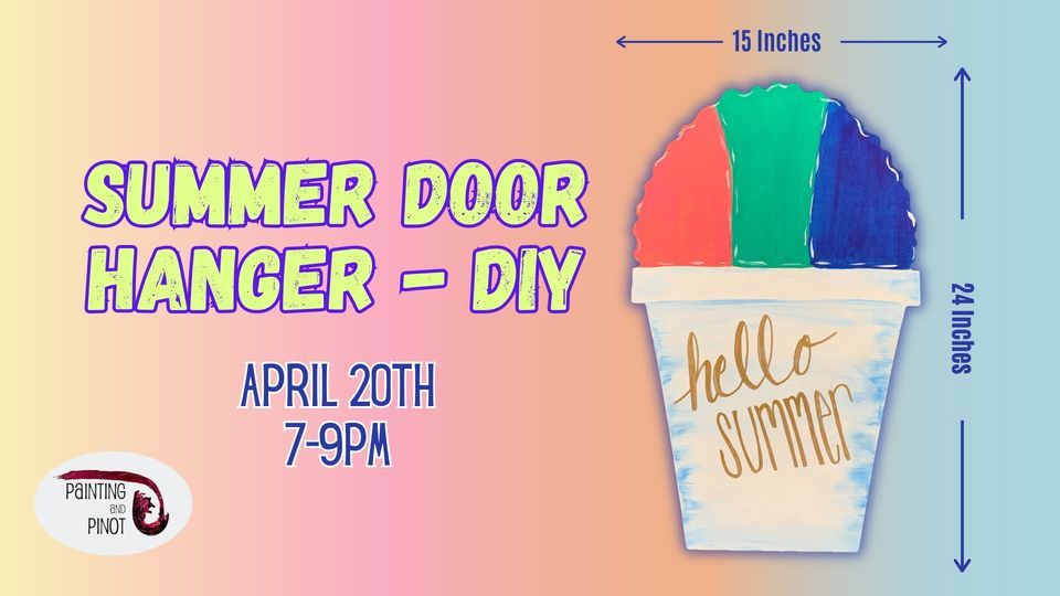 DIY Summer Door Hanger