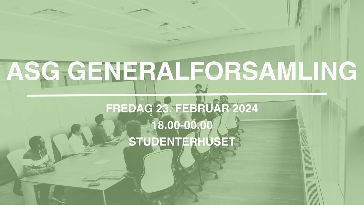 ASG Generalforsamling + fest