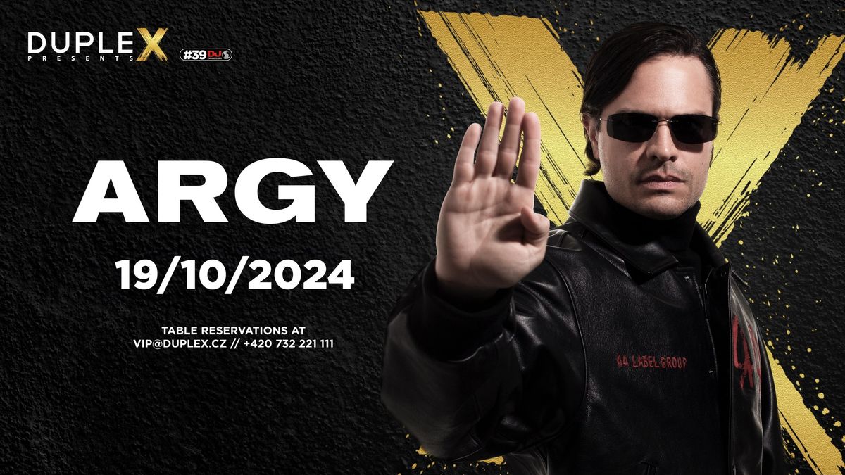 Duplex Presents ARGY - 19.10.2024