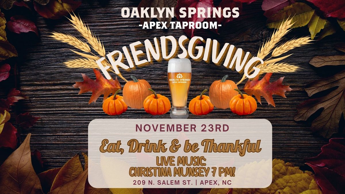 Friendsgiving at the Taproom