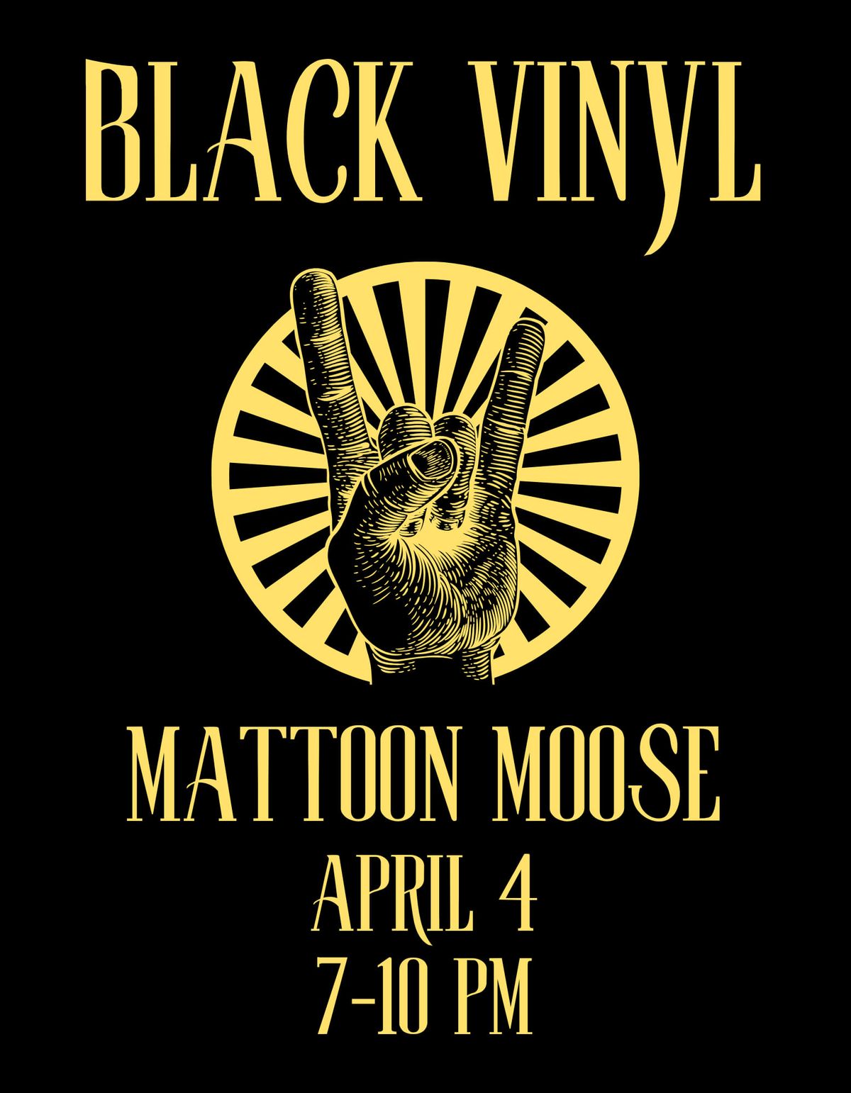 Black Vinyl at Mattoon Moose Lodge