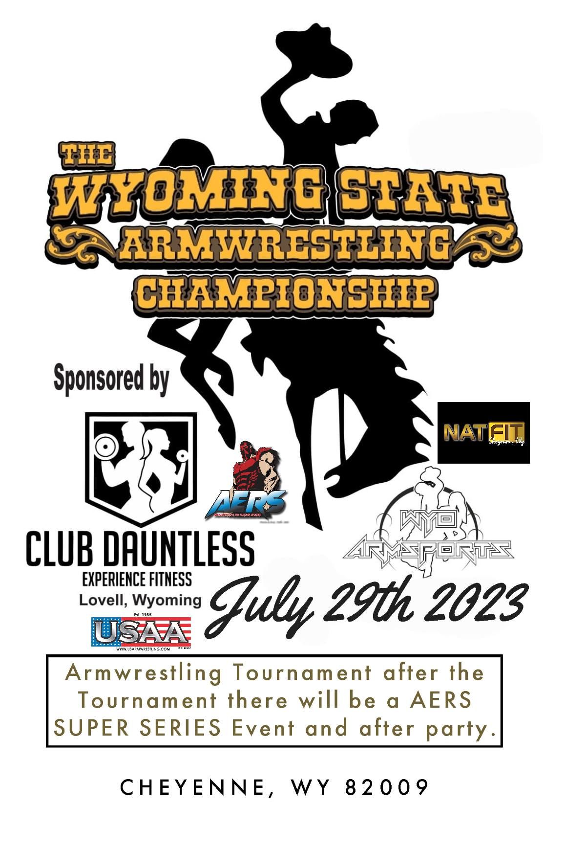 2025 Wyoming State Armwrestling