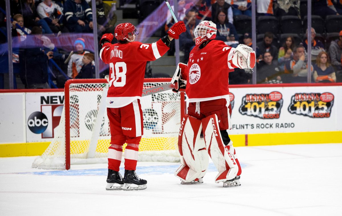 North Bay Battalion at Sault Ste Marie Greyhounds