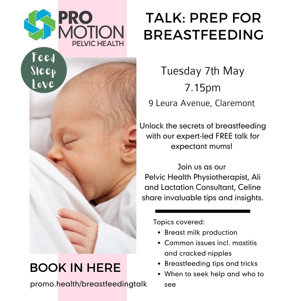 Prep for Breastfeeding Free Talk