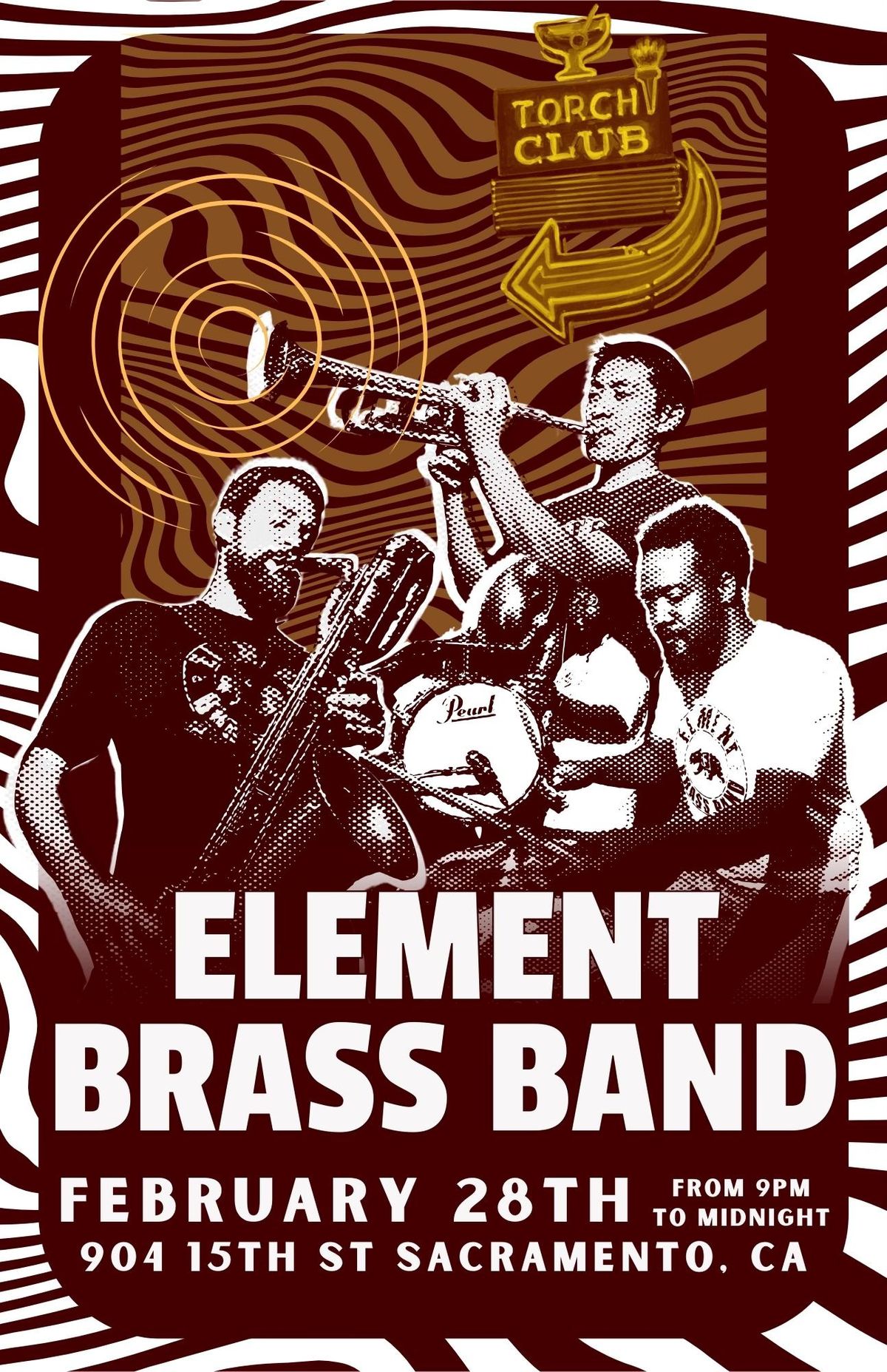 Element Brass Band at Torch Club