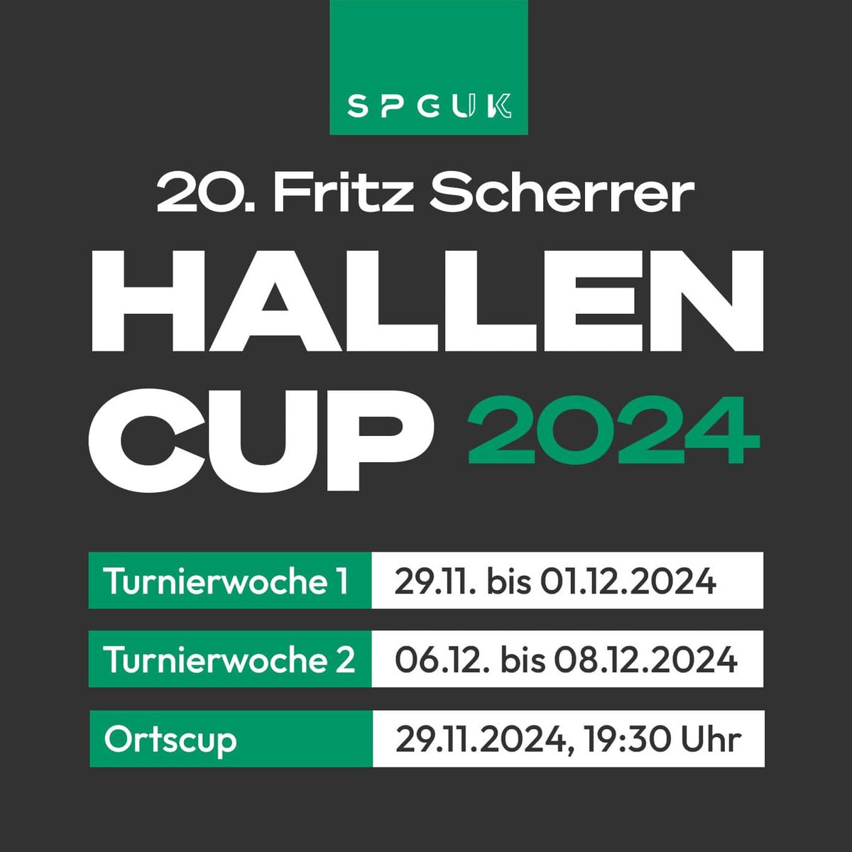 20. Fritz Scherrer-Hallencup: Ortscup \u2728