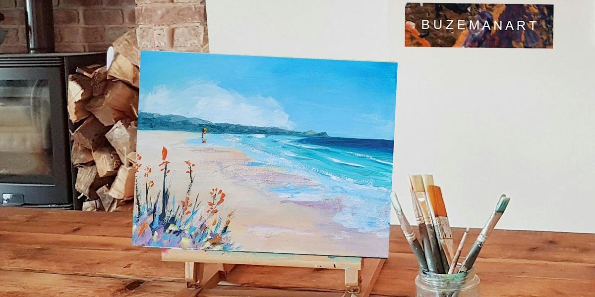 'Summer Beach' Painting workshop  @ The Twisted Knot, Doncaster