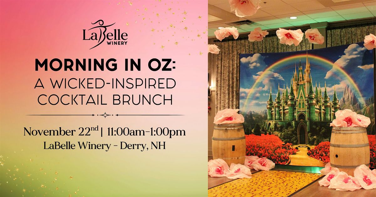 Morning in Oz: A Wicked-Inspired Cocktail Brunch (11\/22\/25 - Derry)