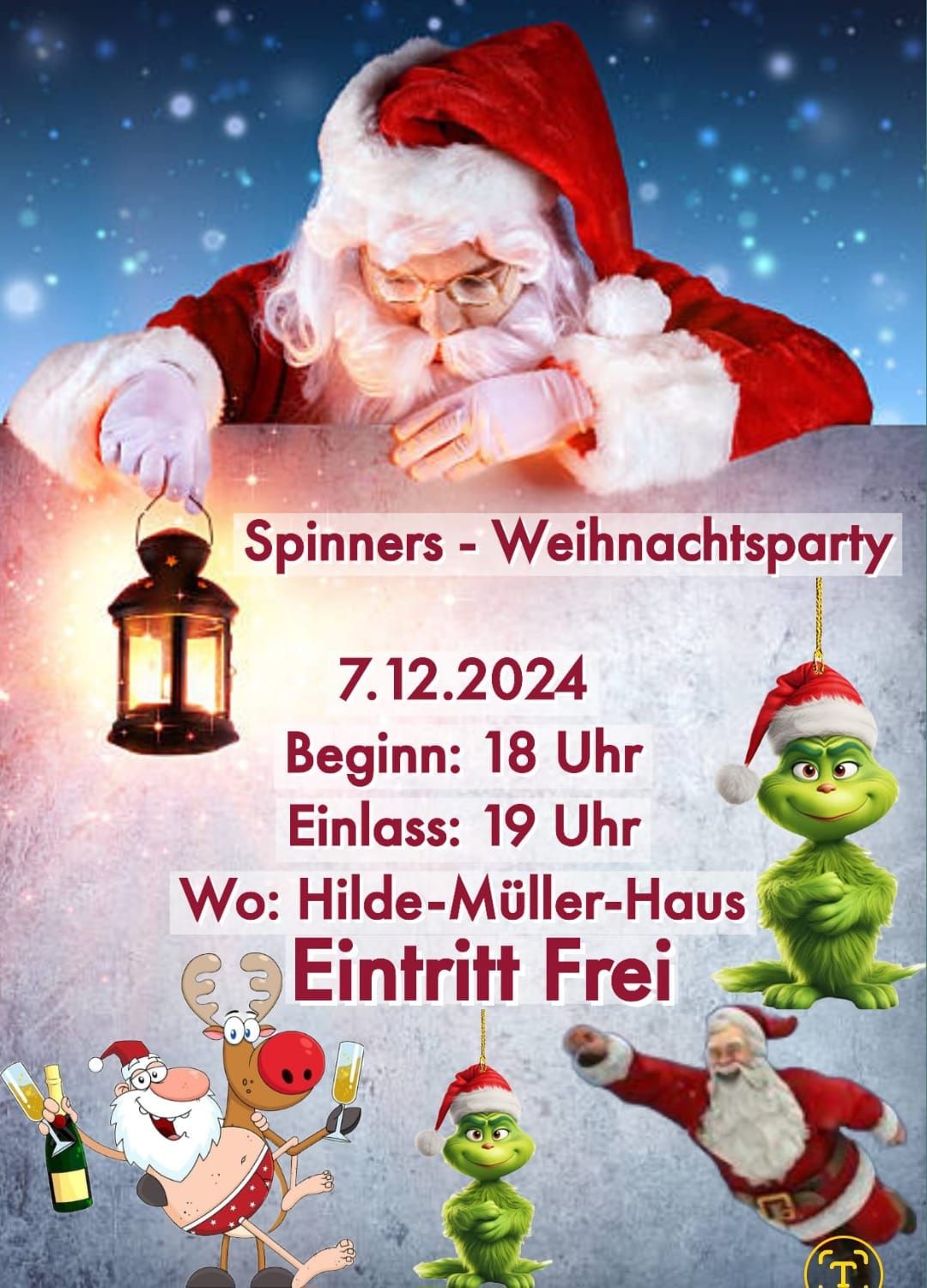 Spinner Weihnachtsparty