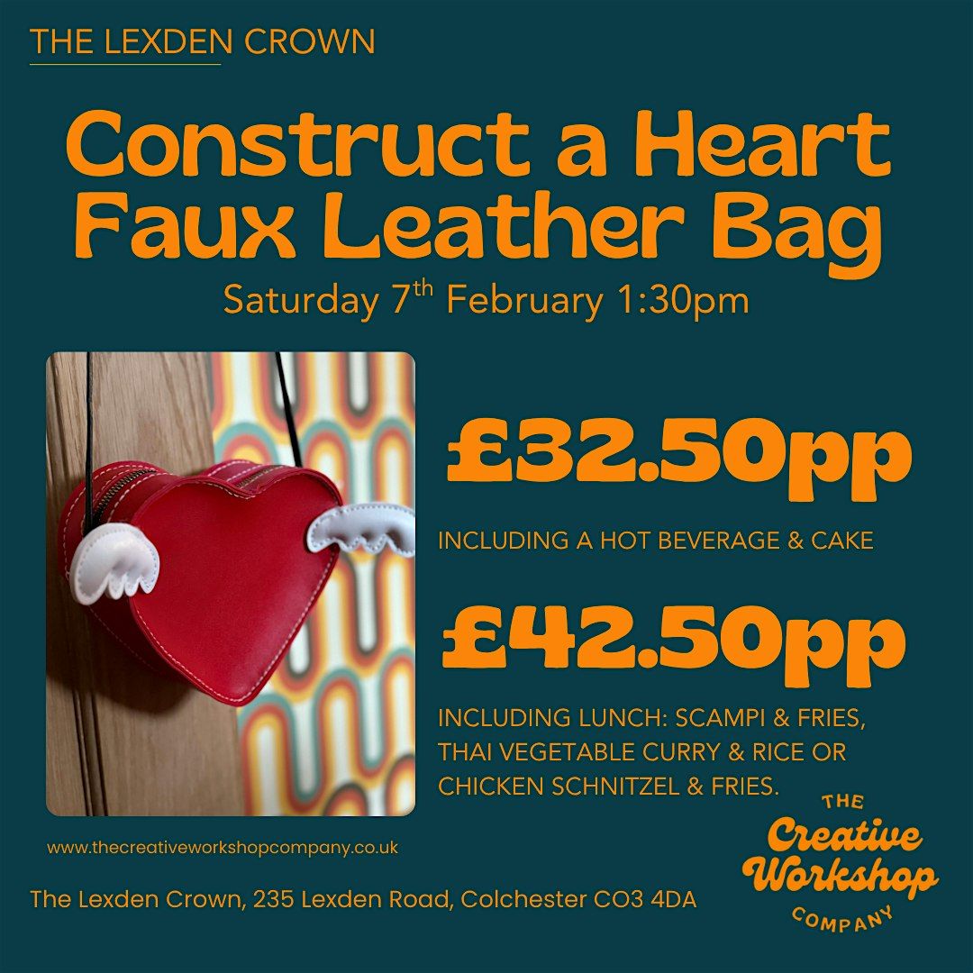 Heart Faux Leather Bag Workshop