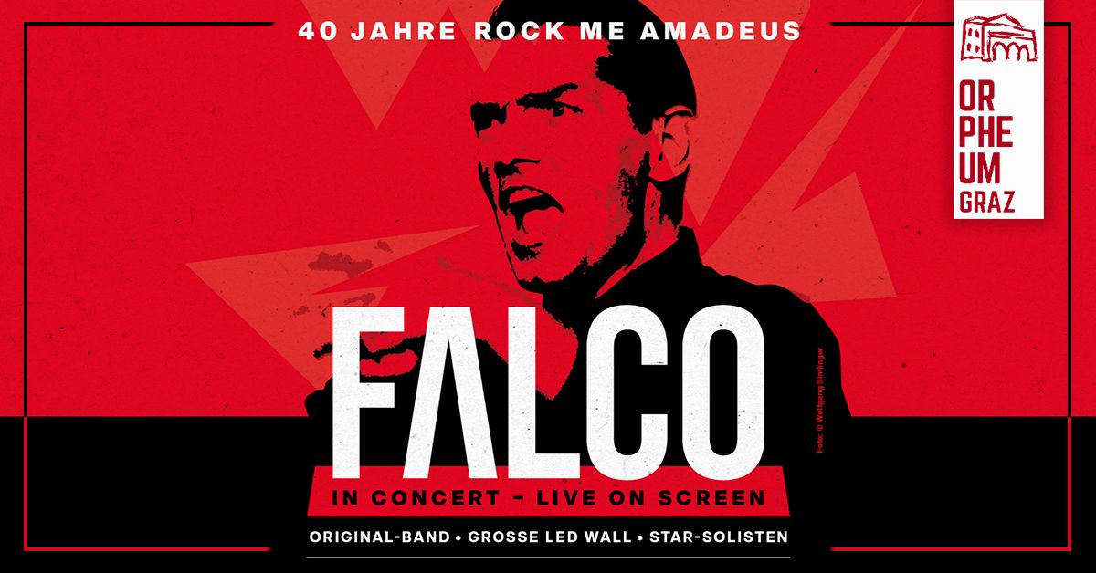 FALCO in Concert \u2022 40 Jahre Rock Me Amadeus \u2022 Orpheum Graz