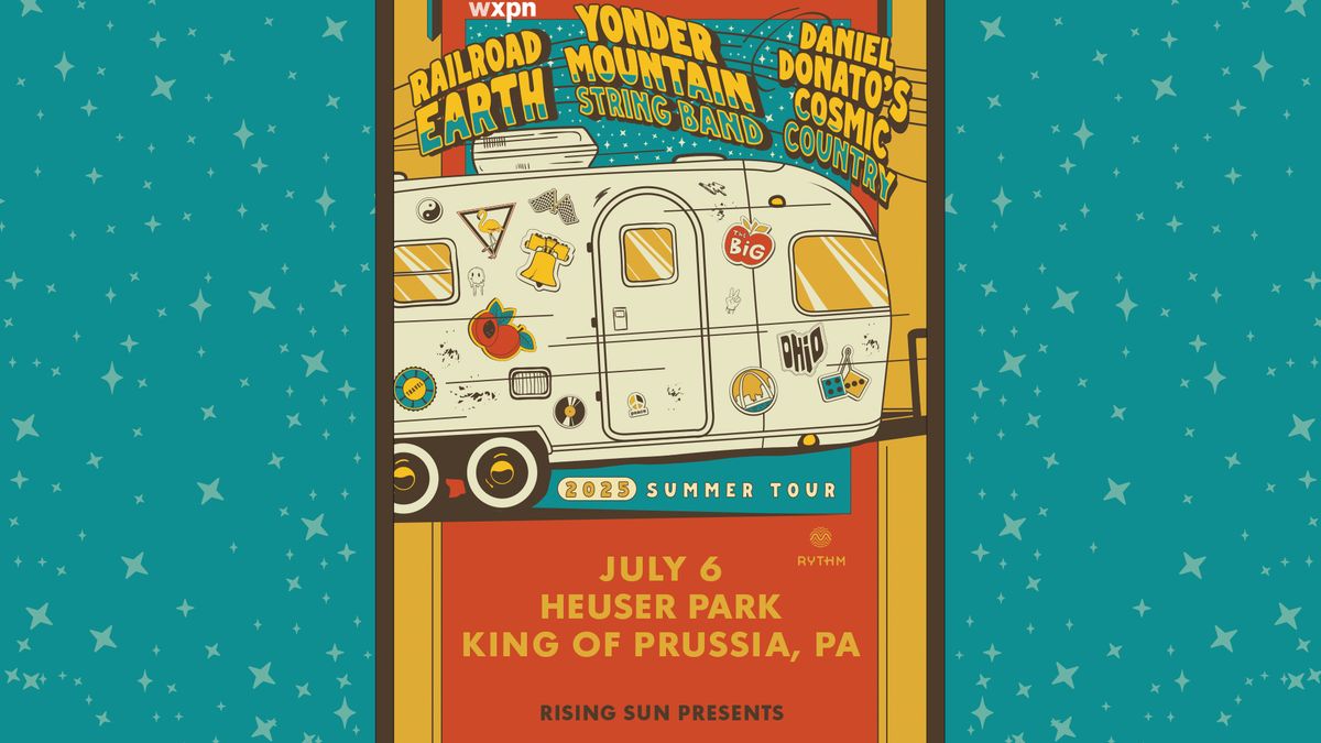 Railroad Earth + Yonder Mountain String Band + Daniel Donato's Cosmic Country at Heuser Park 7\/6