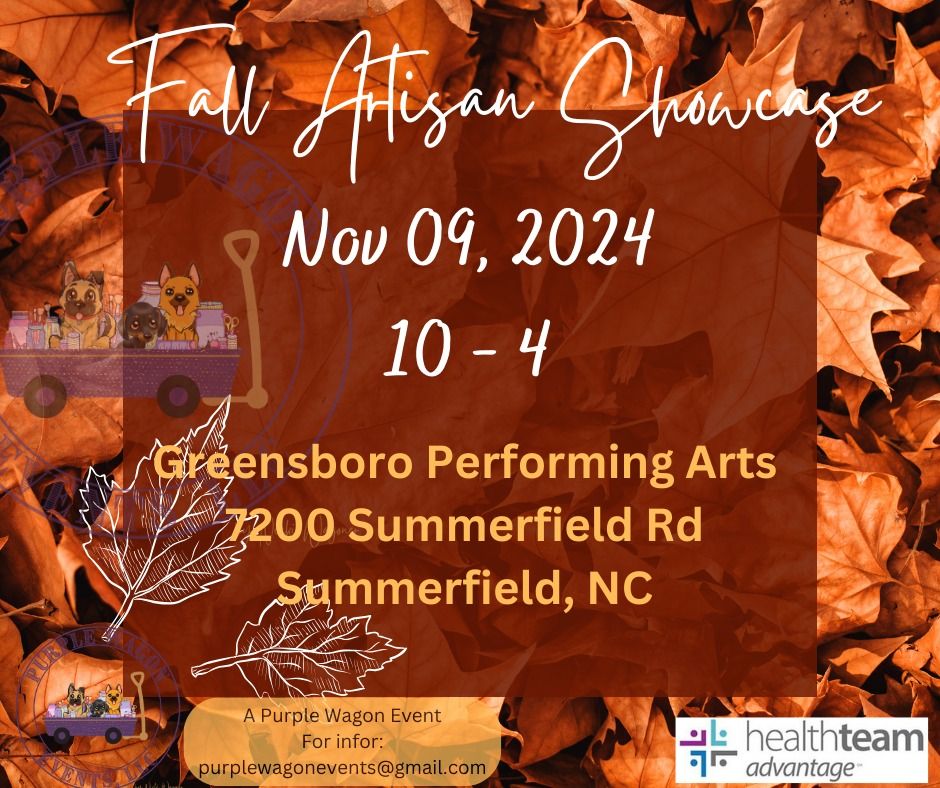 Fall Artisan Showcase  - Market Style