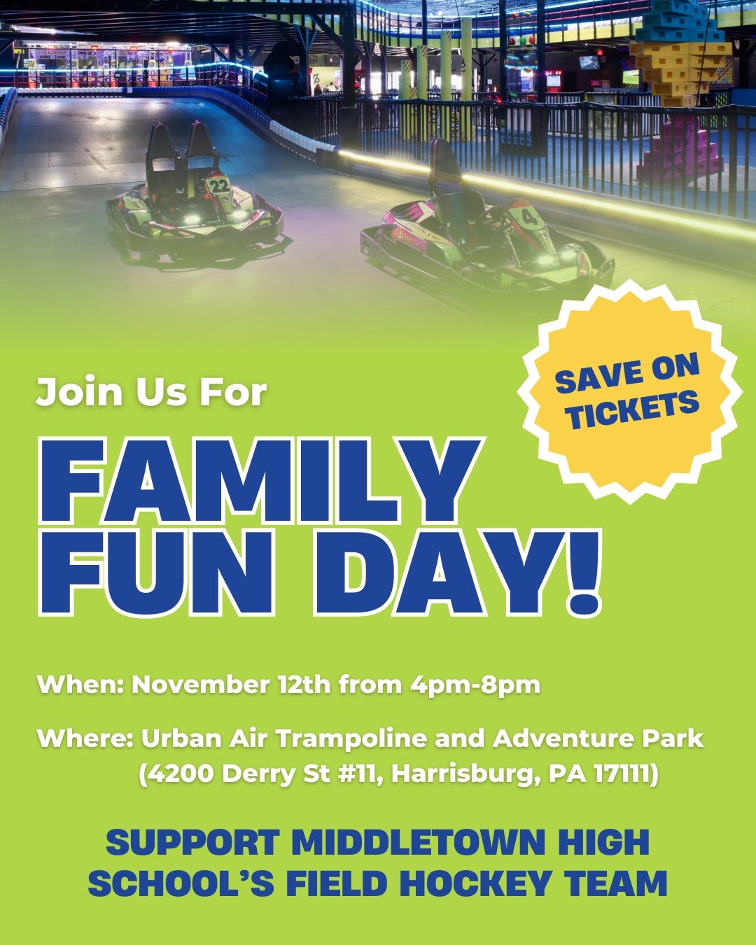 Family Fun Day Fundraiser at Urban Air Harrisburg