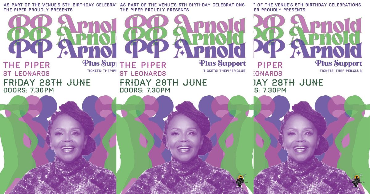 P.P. Arnold LIVE at The Piper: Soul Superstar comes to St Leonards