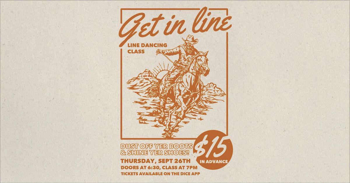 Get in Line: Line Dancing Class