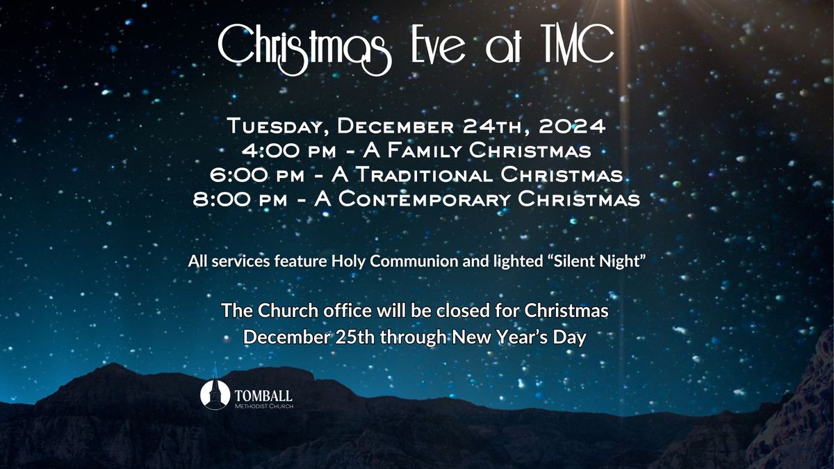 Christmas Eve at Tomball Methodist Church