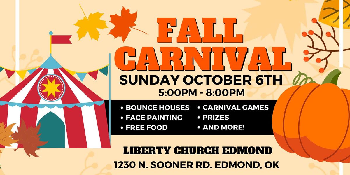 Liberty Church Fall Carnival Extravaganza!