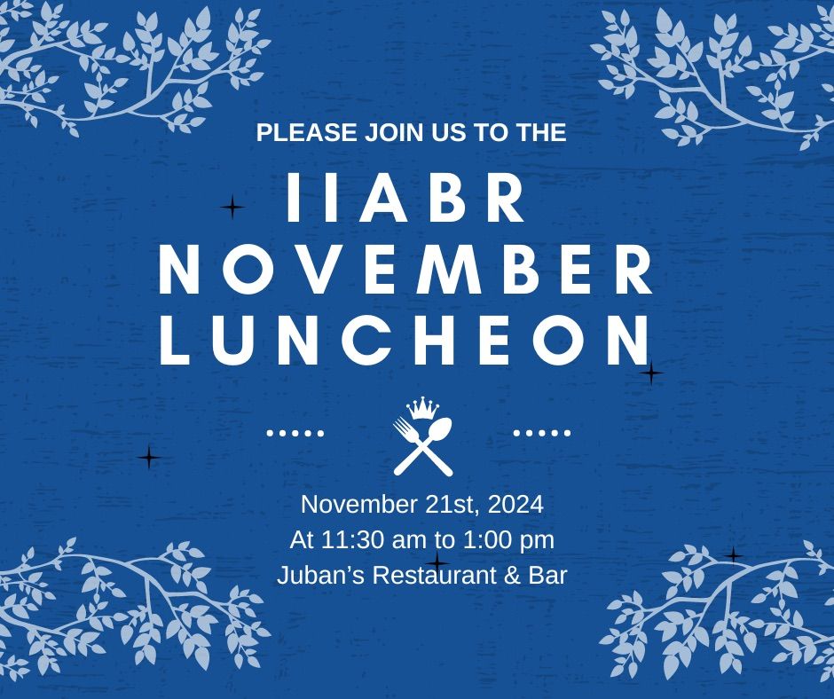 IIABR November Luncheon