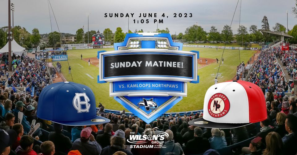 SUNDAY MATINEE! Kamloops NorthPaws vs. Victoria HarbourCats