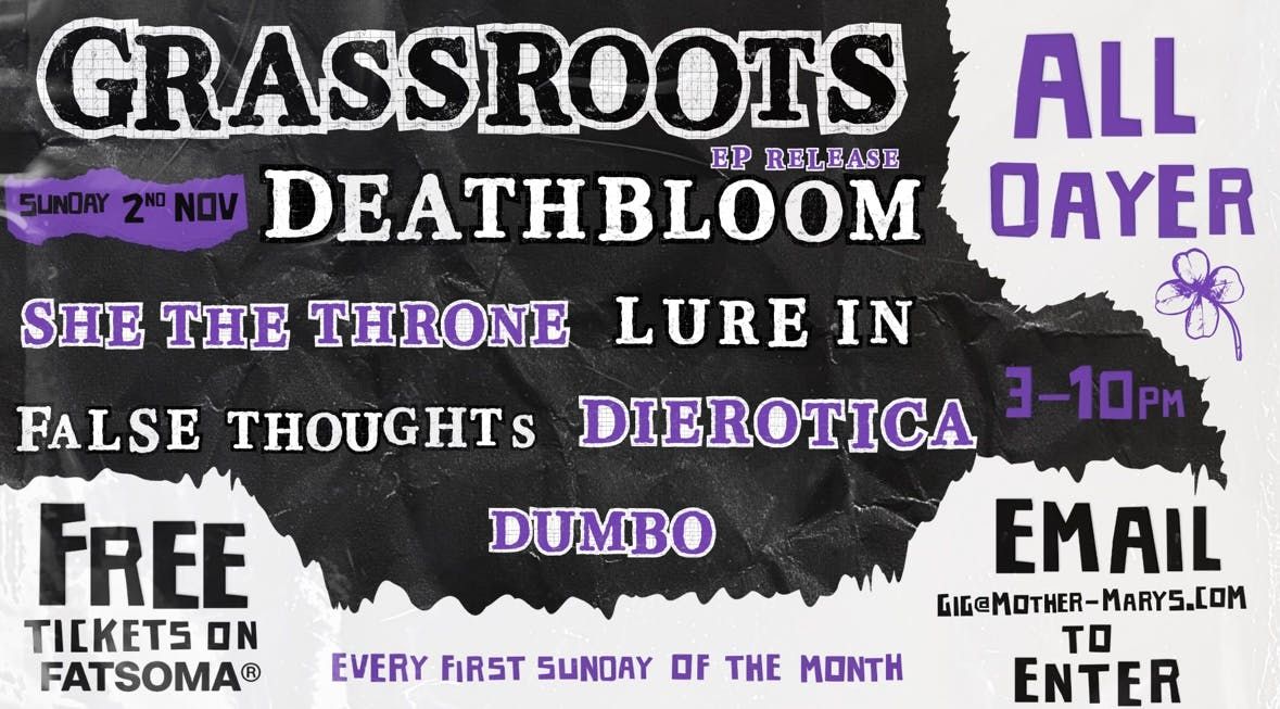 GRASSROOTS ALL DAYER 9: FREE ENTRY