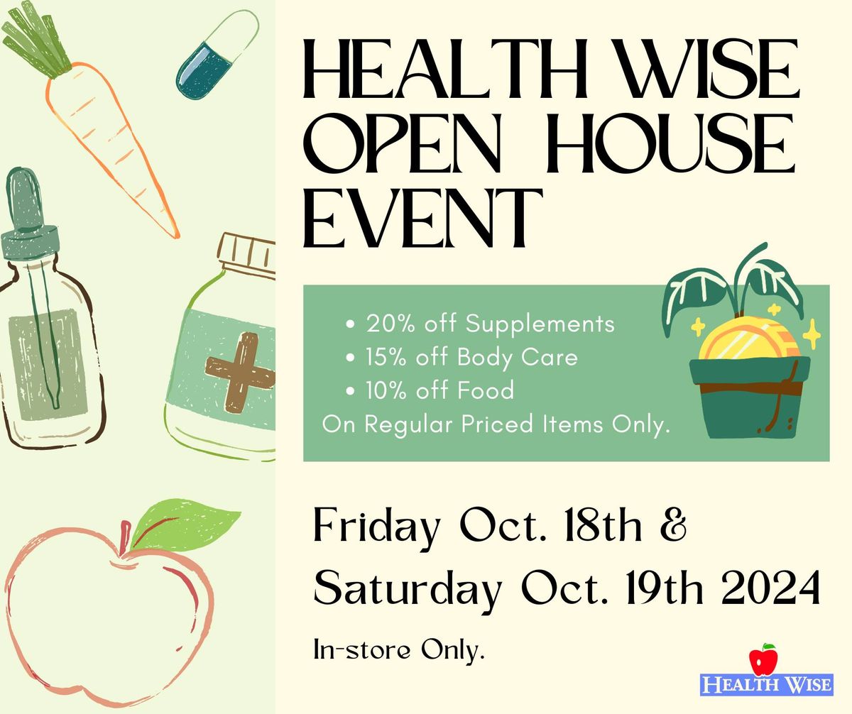 Health Wise Customer Appreciation Open House Event