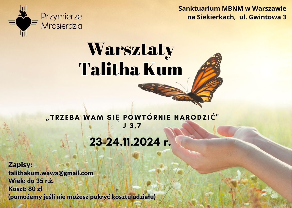 Warsztaty Talitha Kum 23-24.11.2024