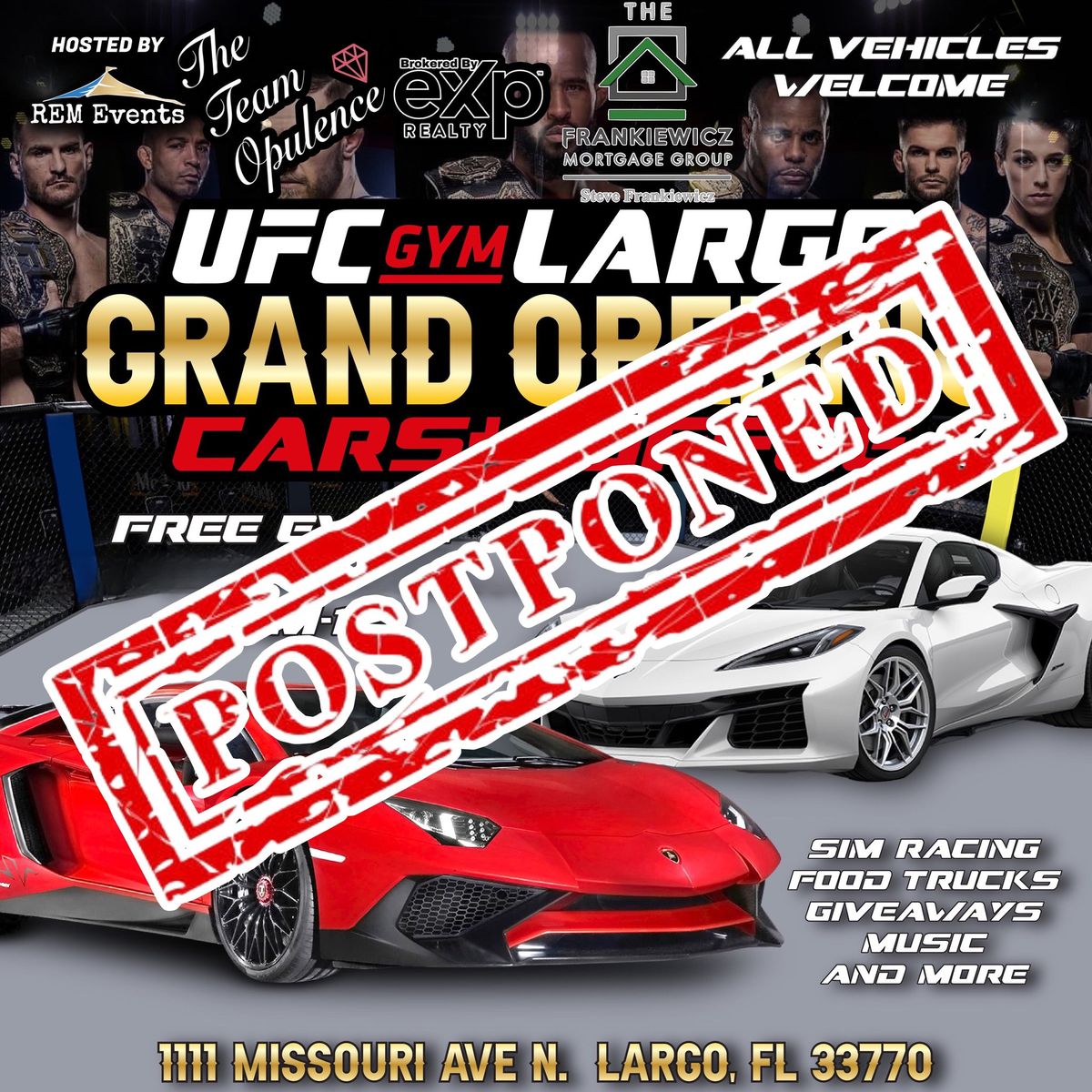 UFC Gym Largo Grand Opening Cars & Coffee (FREE Car Event) 