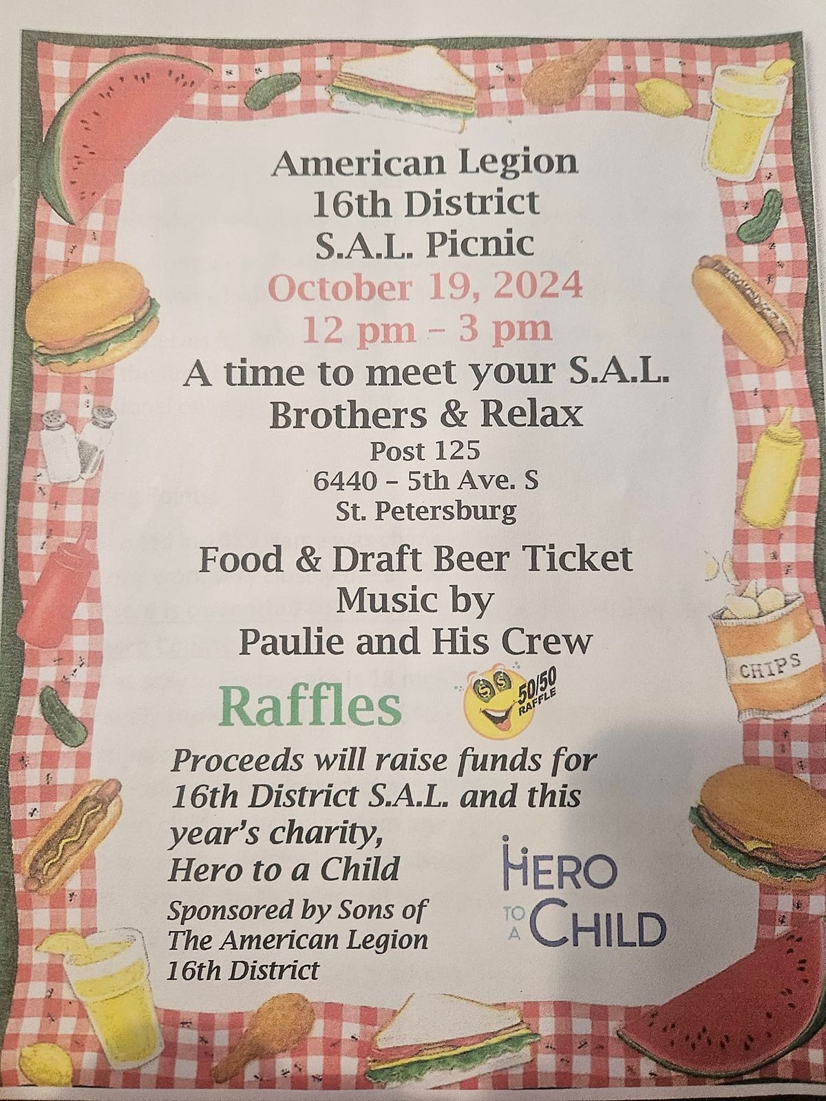 American Legion 16th District SAL Picnic