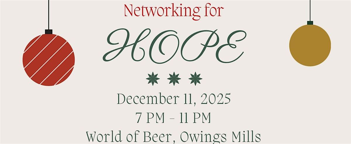 6th Annual Networking for H.O.P.E.