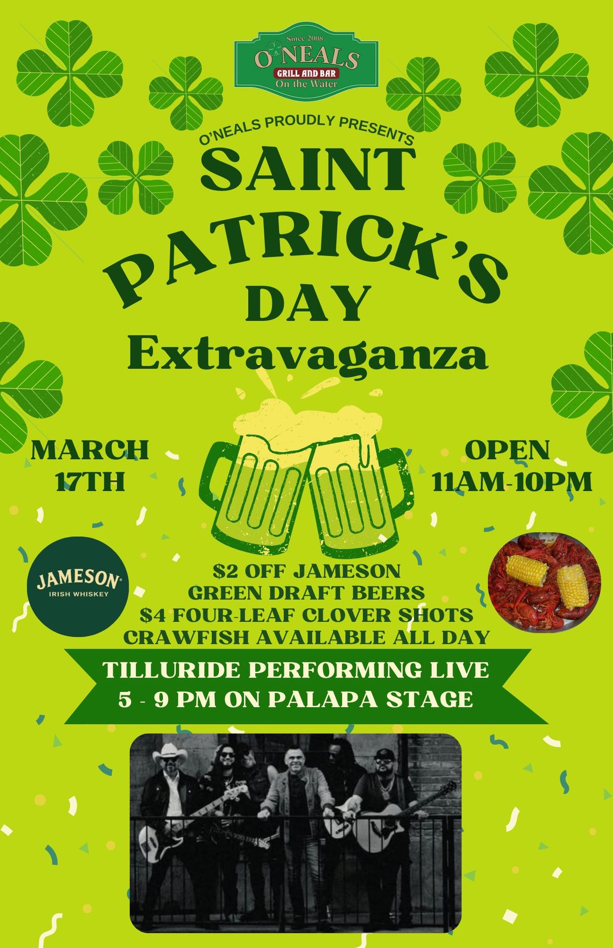 St. Patrick\u2019s Day Extravaganza @ O\u2019Neals