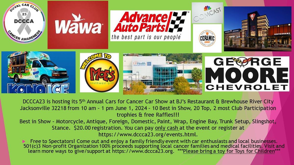 5th Annual Cars for Cancer Car Show