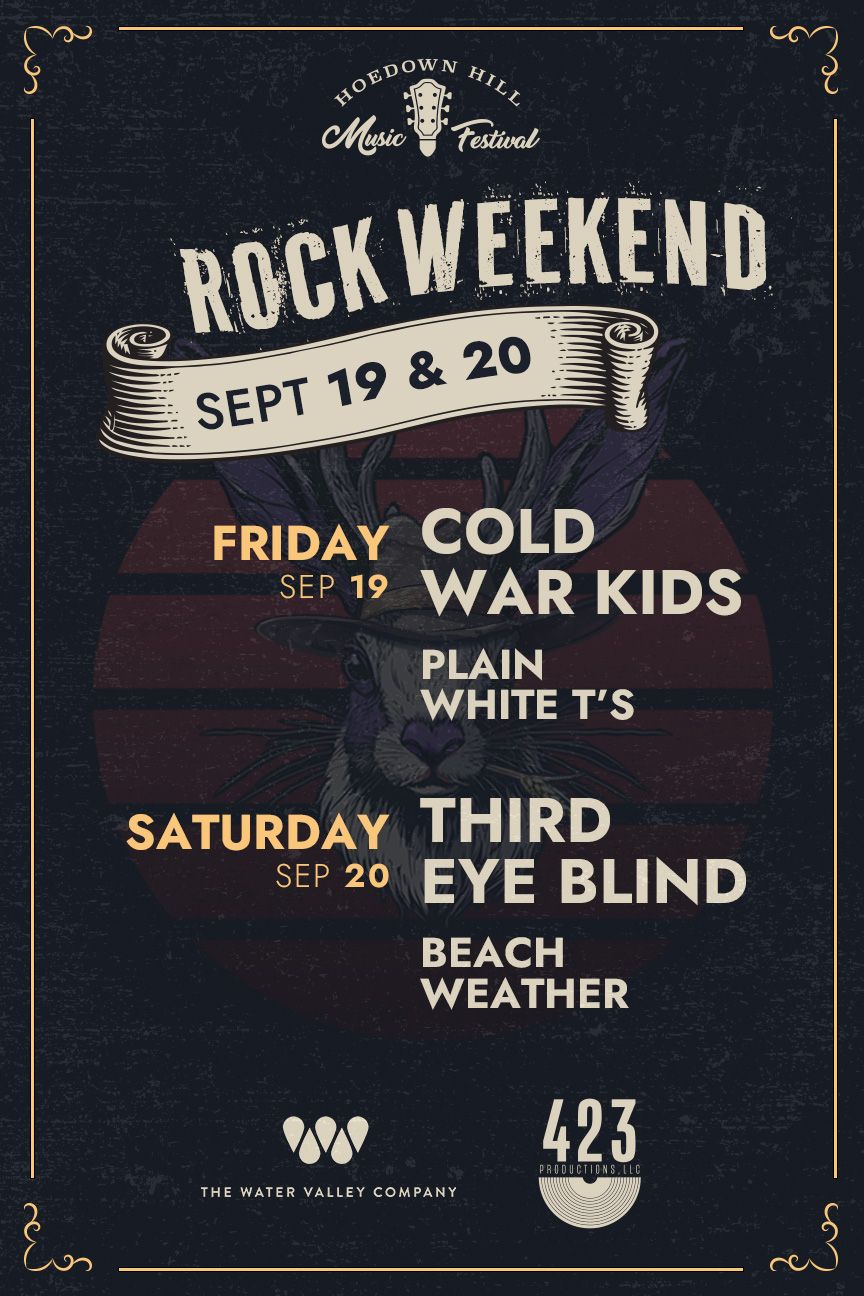 Hoedown Hill Music Festival: Cold War Kids & Third Eye Blind - 2 Day Pass
