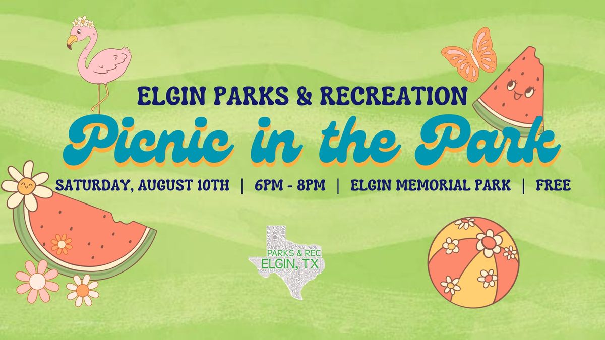 PARD Month Free Event: Picnic in the Park - Elgin Parks and Recreation 