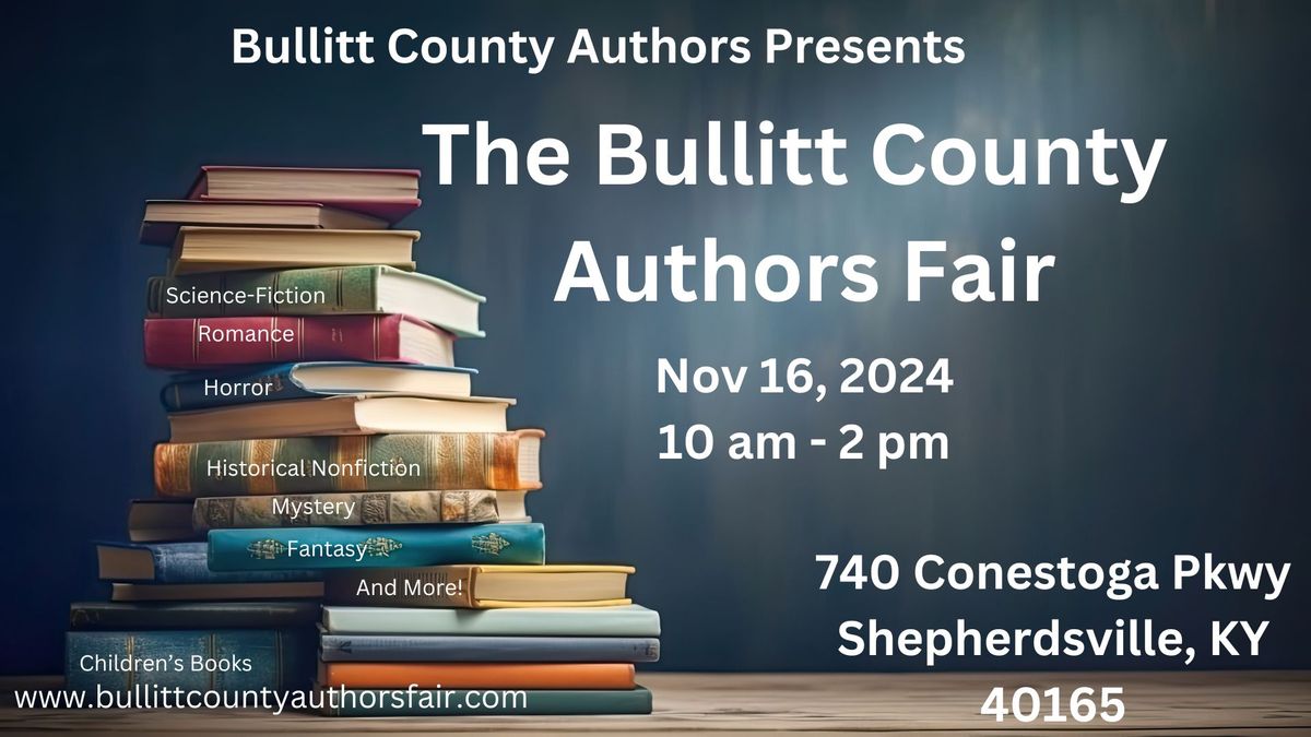 Bullitt County Authors Fair 2024