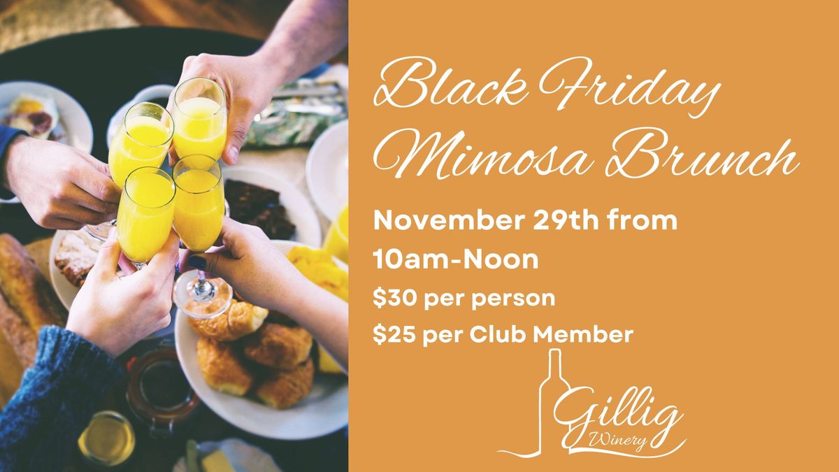 Black Friday Mimosa Brunch