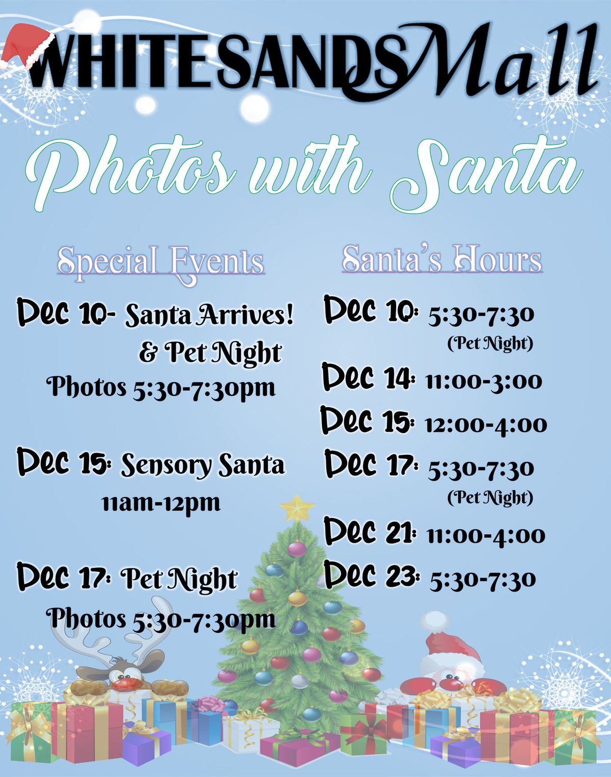 Photos with Santa