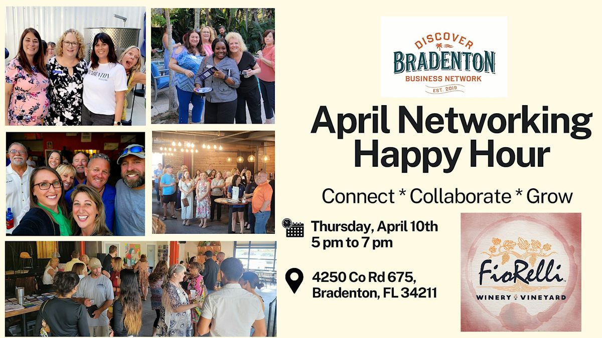 April Networking Happy Hour - FioRelli Winery & Vineyard