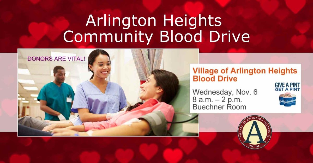 Village of Arlington Heights Blood Drive 