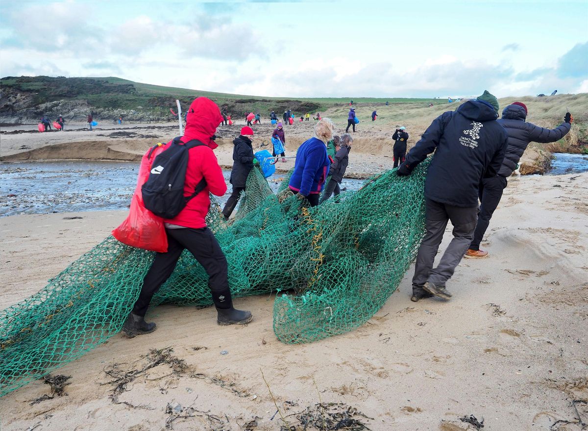 Beach clean at West Shore