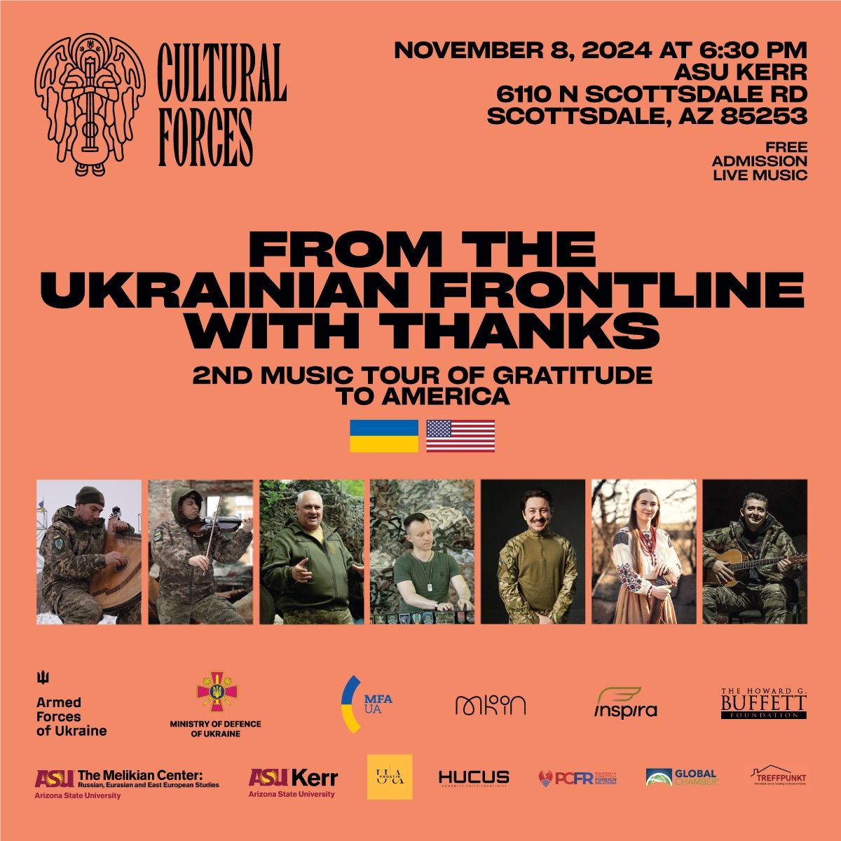 Ukrainian Cultural Forces - 2nd U.S. Music Tour of Gratitude