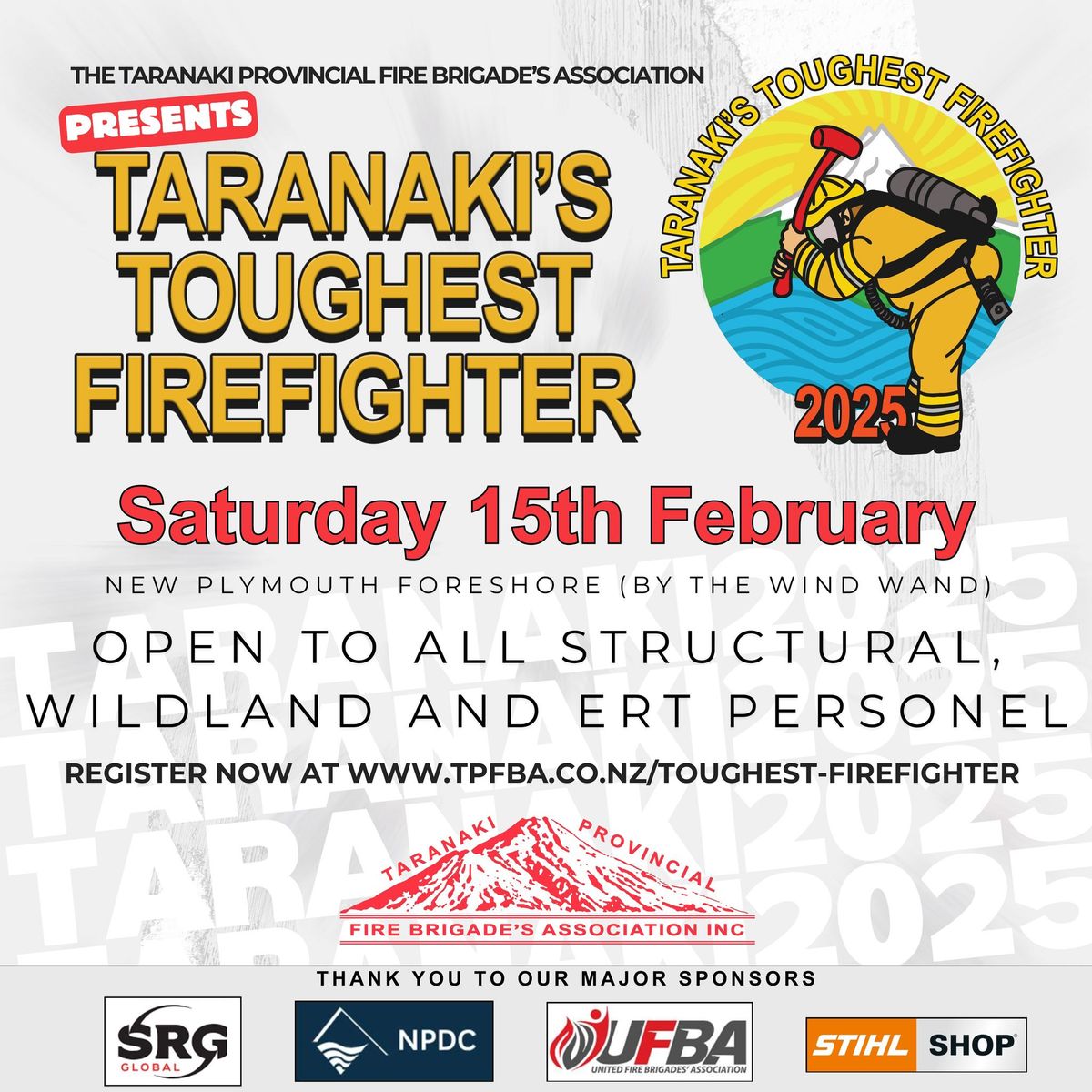 Taranaki's Toughest Firefighter 2025