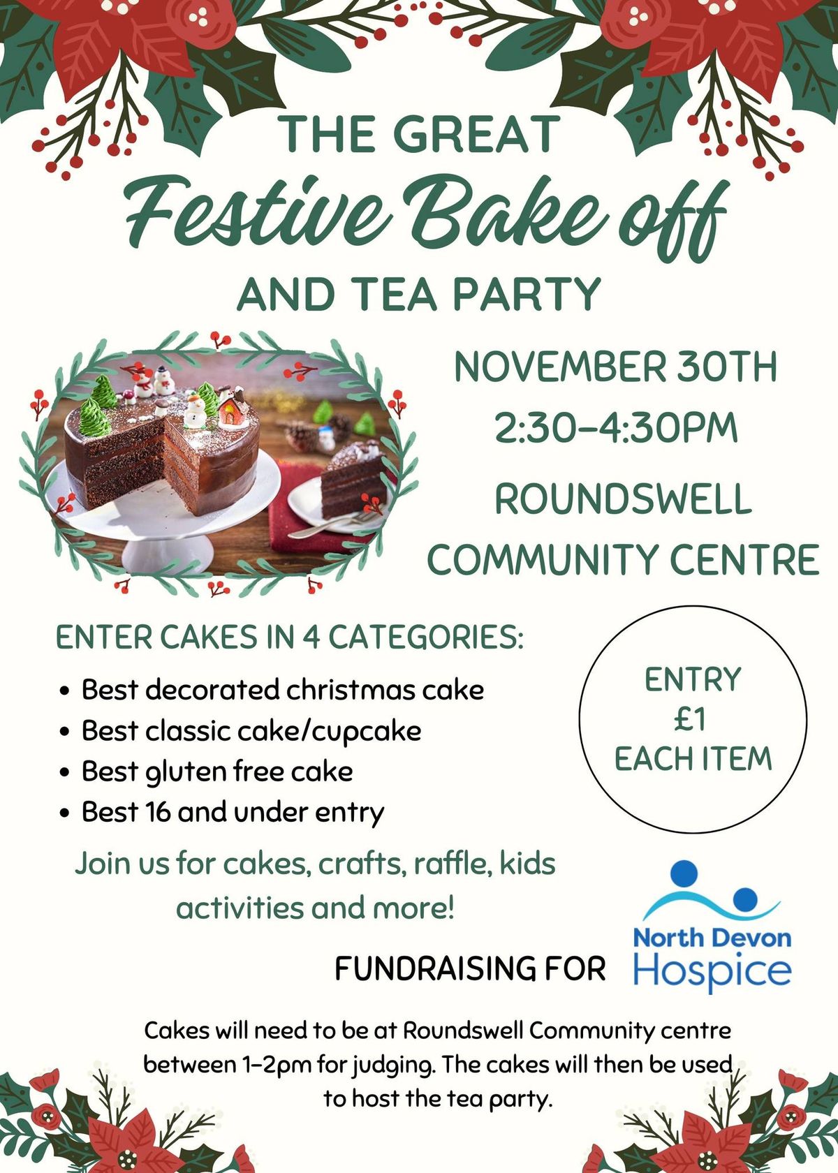 The Great Festive Bake Off and Tea Party