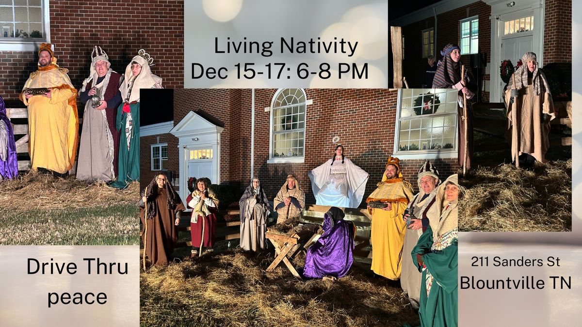 Living Nativity Drive Through Christmas Experience