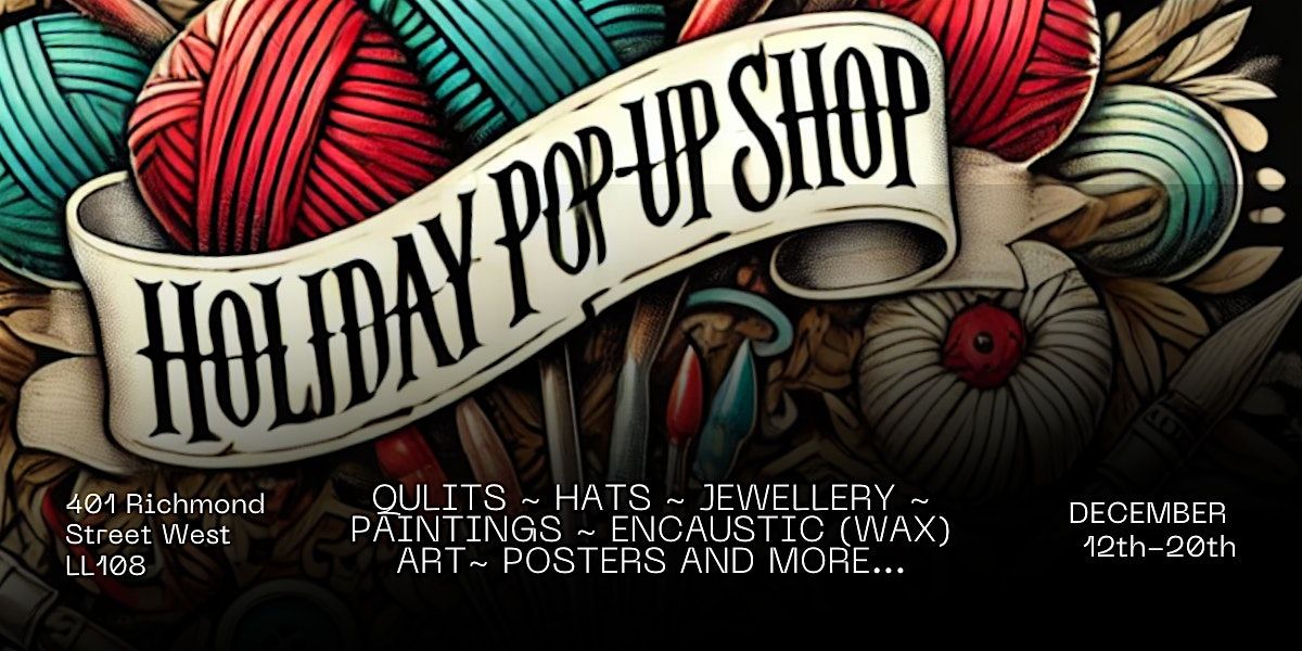 Holiday Pop-Up Shop presented by PH1 Studios | FREE